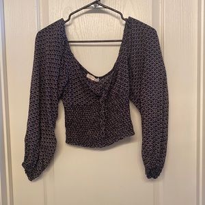 Super cute crop top vintage/hippie style